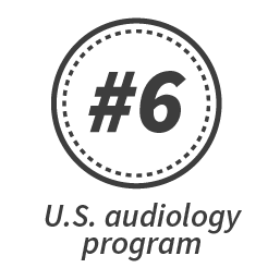 number six ranked u.s. audiology program